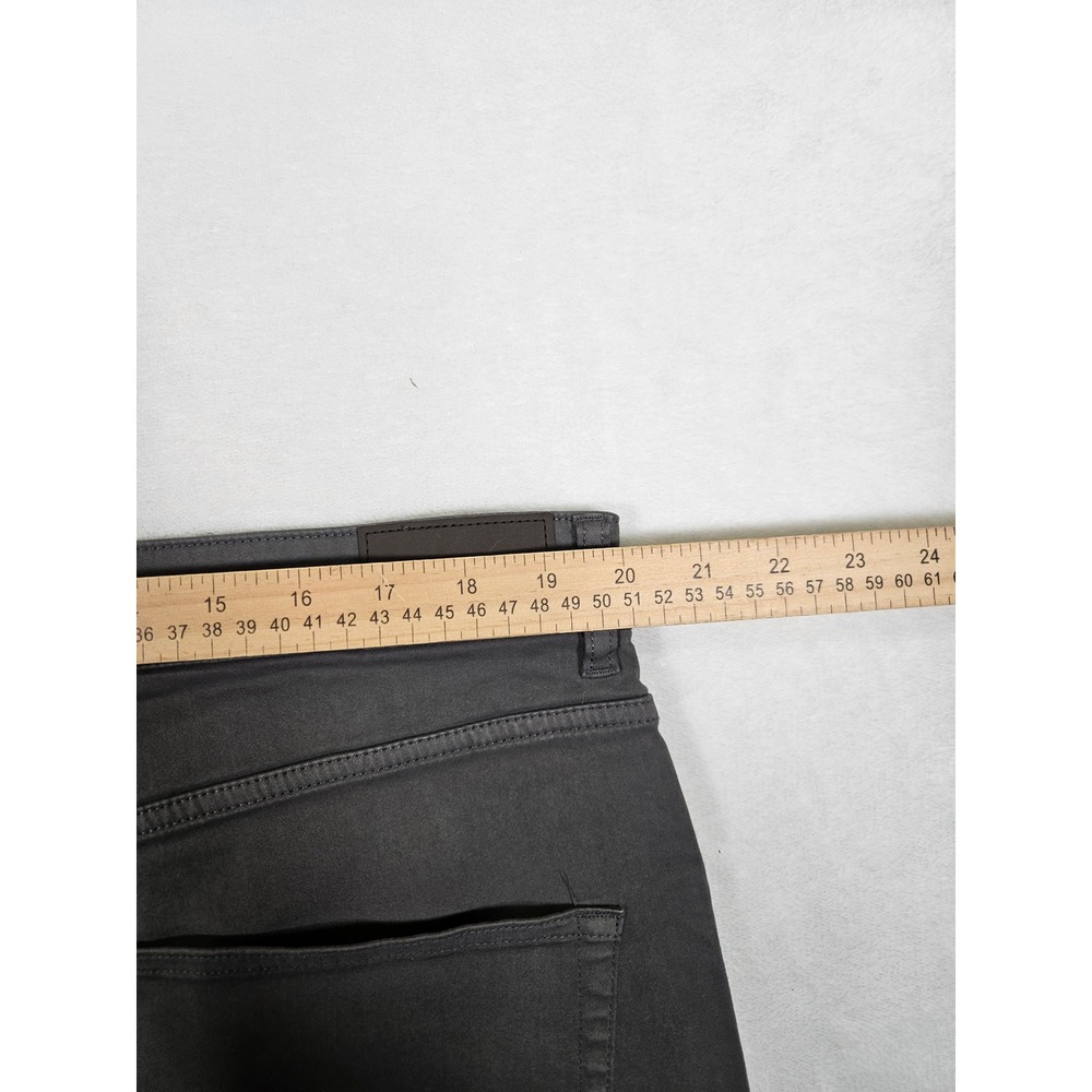 Peter Millar Signature Sateen Classic Fit Gray Pants Men's 40L Stretch 5-Pocket - Picture 8 of 10